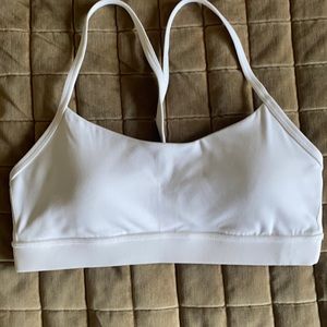 Lulu lemon sports bra white